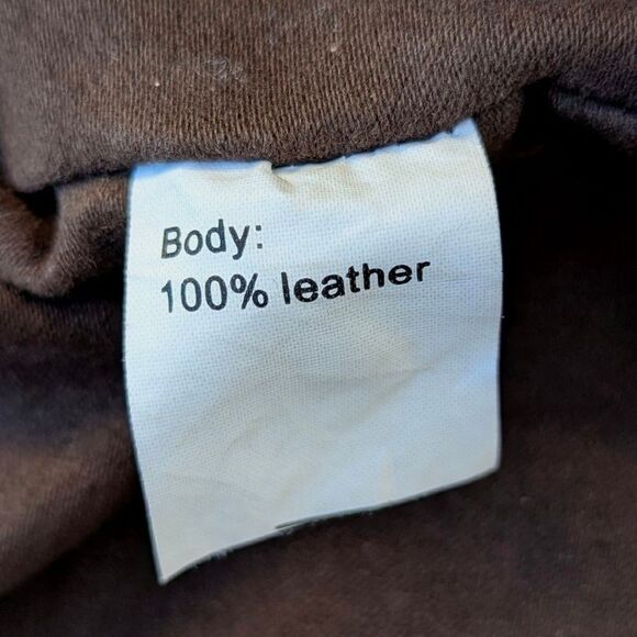 Anthropologie 49 Square Miles Brown Leather Messenger Bag Hobo Satchel Purse EUC - Picture 11 of 12